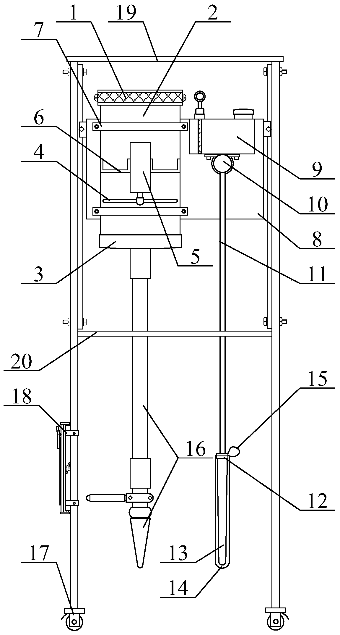 Refueling maintenance device for mechanical equipment