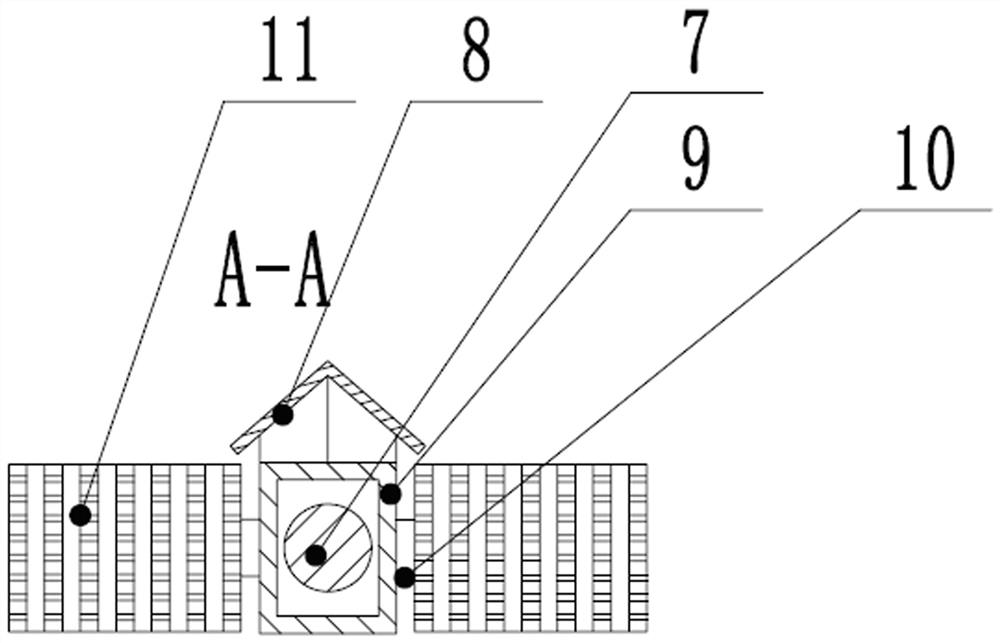 High-yield farming method for sugarcane perennial roots in dry land with loose soil and water storage