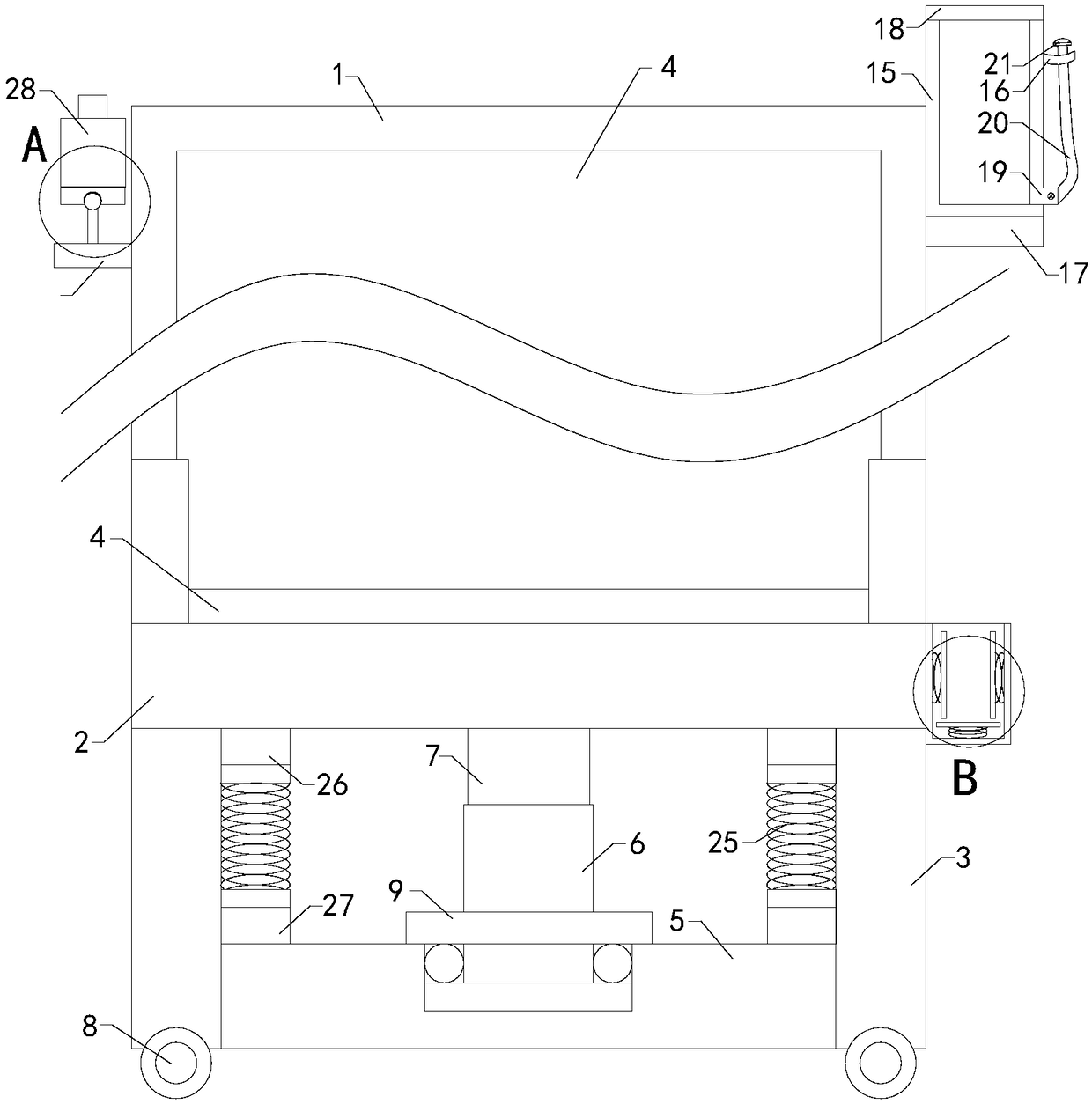 Student seat for reducing sleepiness of students