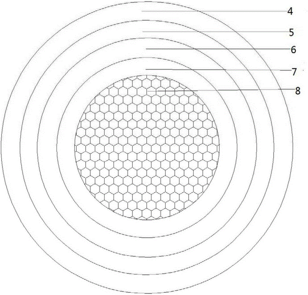 Manufacturing method of bulletproof and explosion-proof pomegranate tire