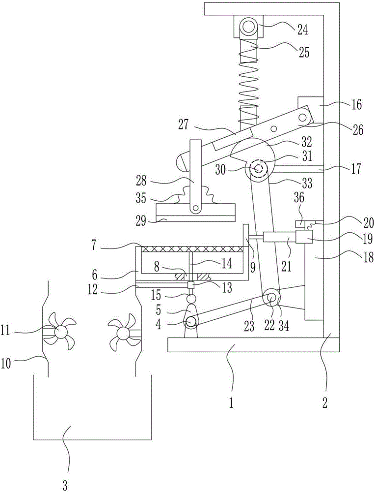 Grass cutting device used in animal husbandry