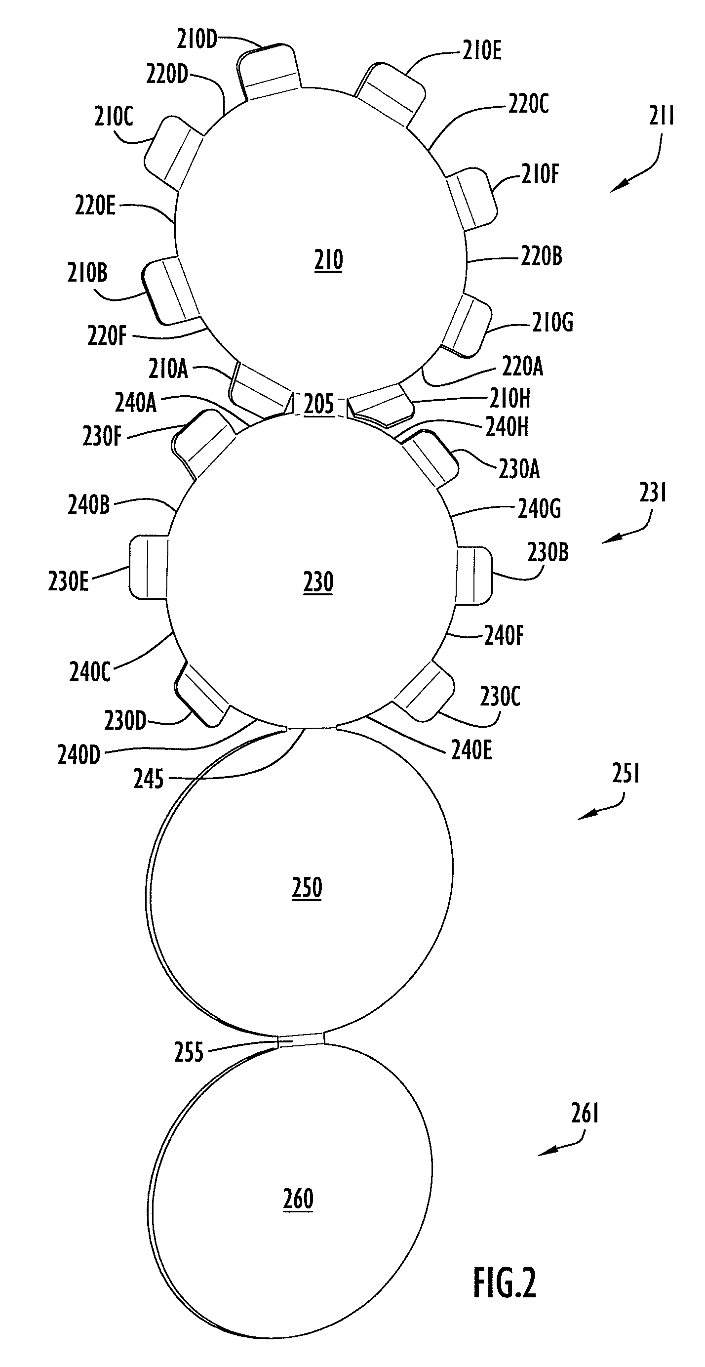 Product packaging end cap