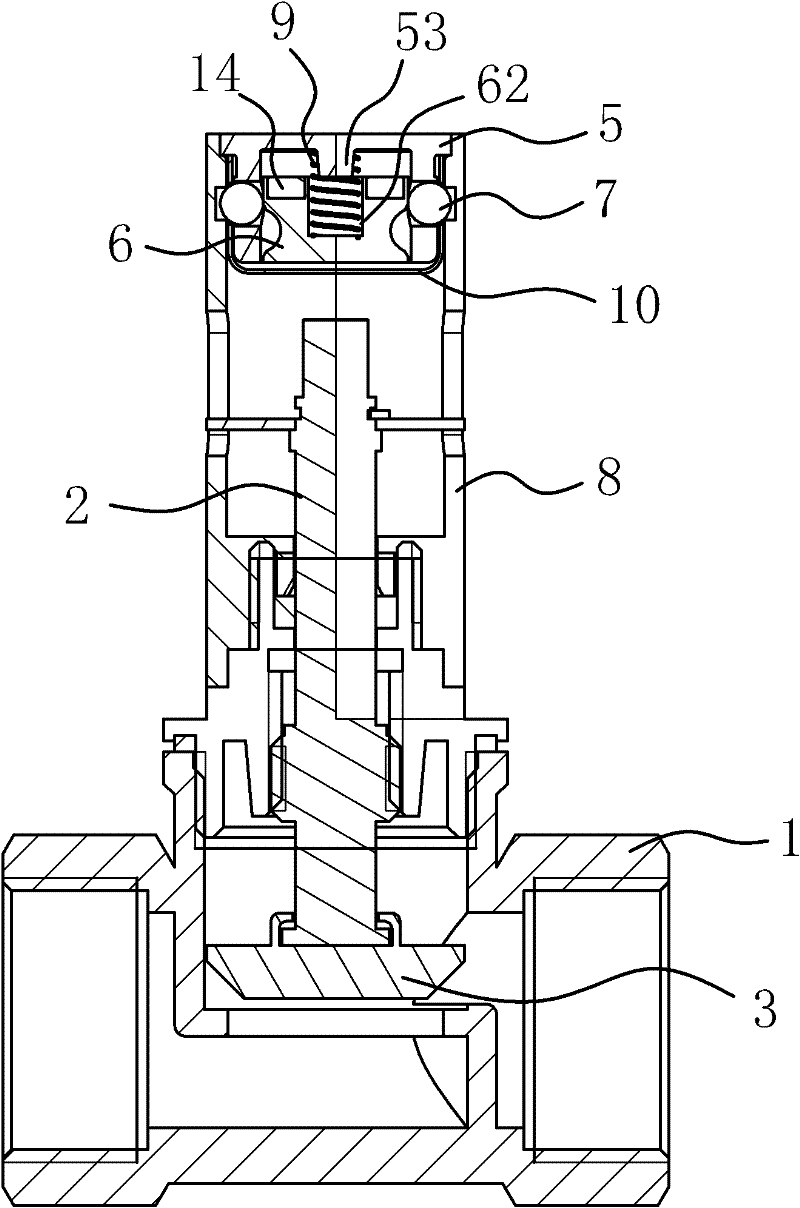 Novel lock valve