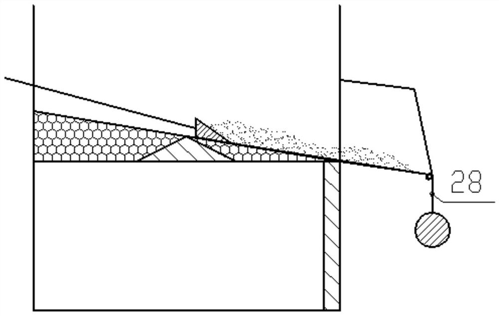 Filtering equipment for sewage treatment