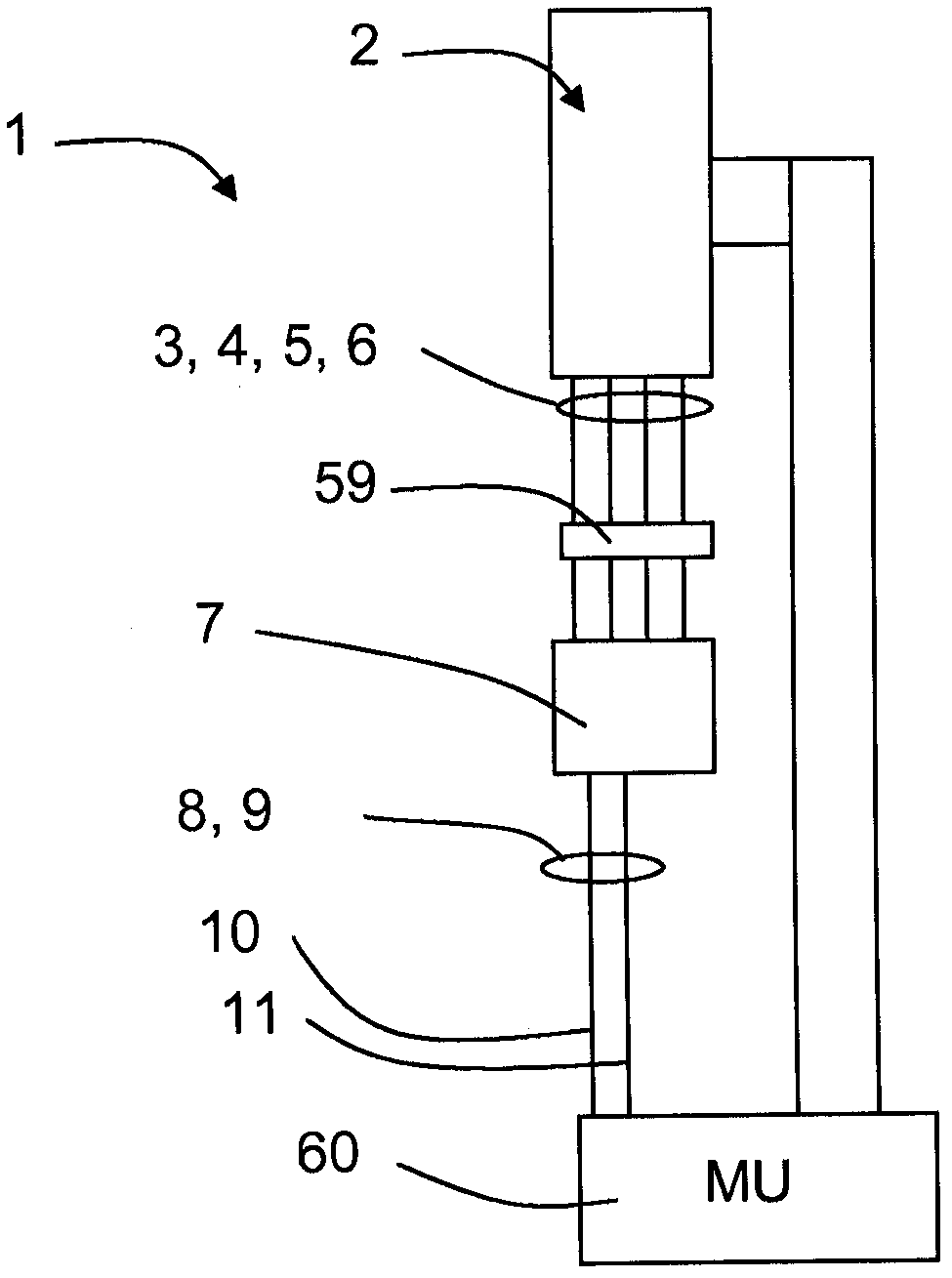 A communication system node comprising a re-configuration network