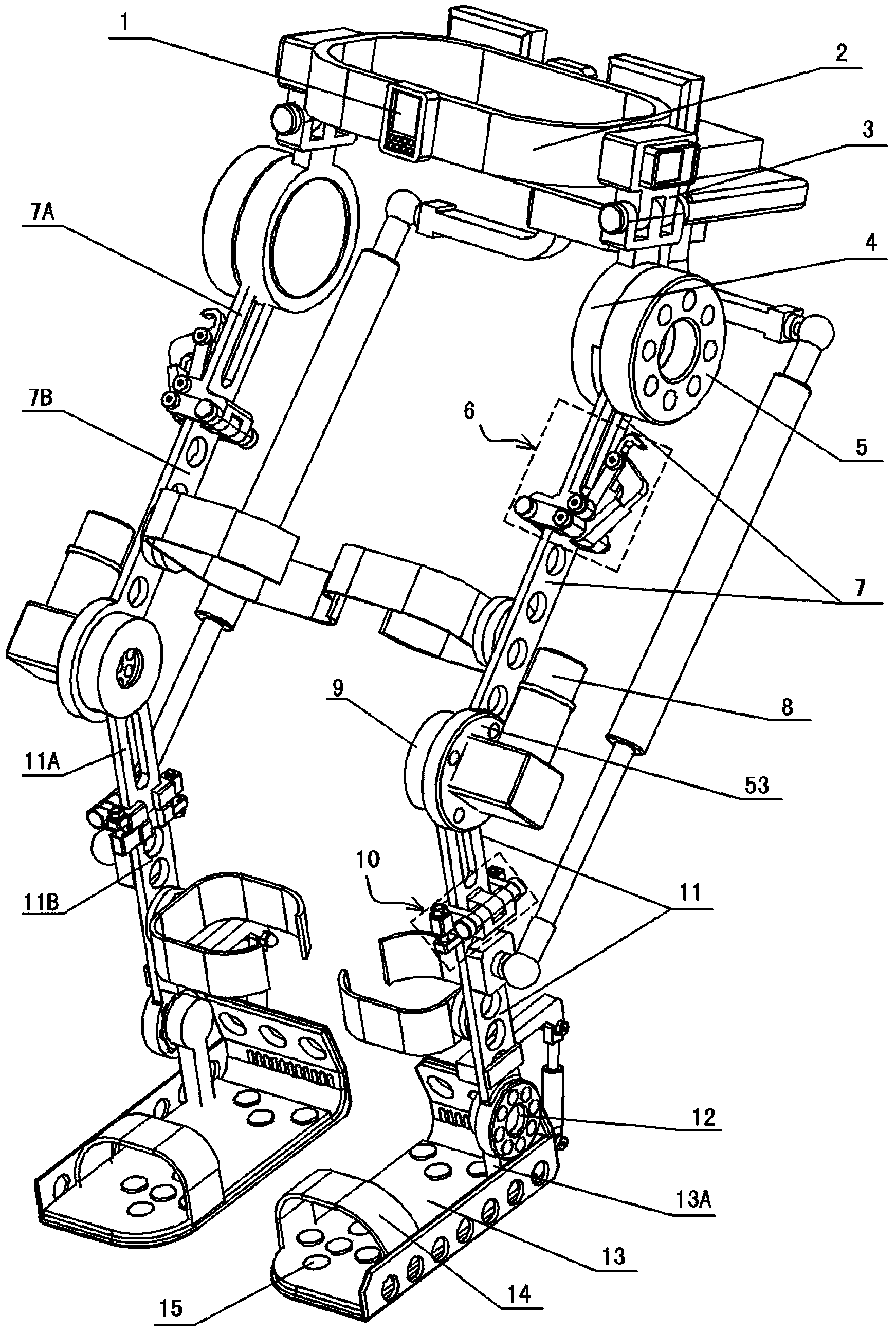 Method for folding wearable lower limb assisting robots