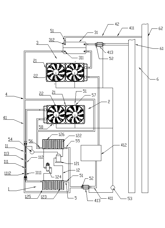 Energy-saving water-cooling air conditioner