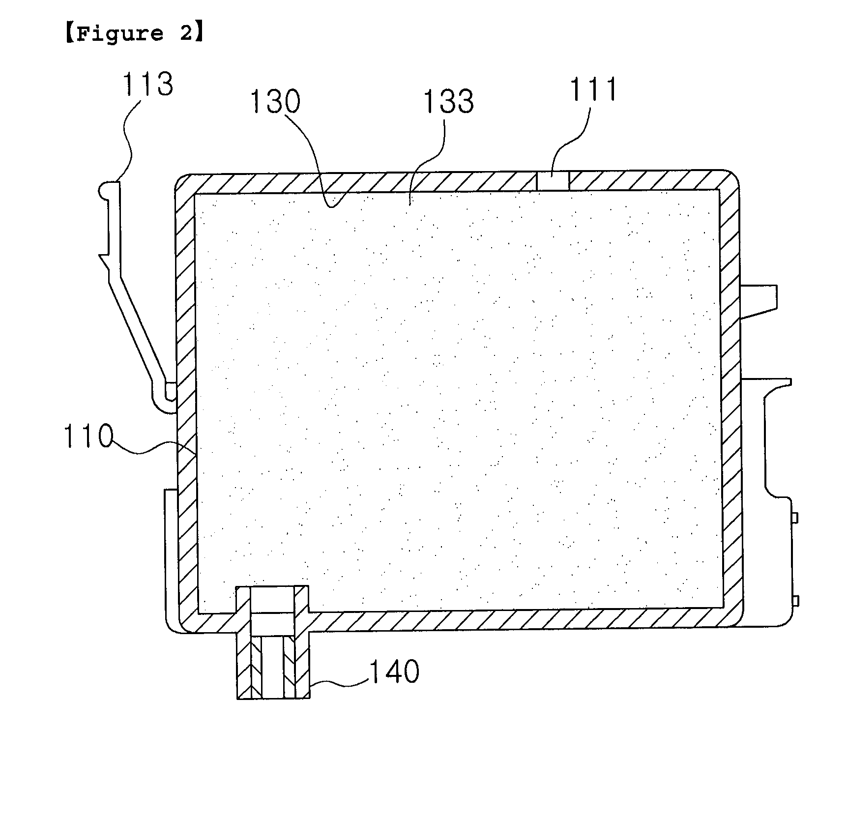 Ink-cartridge for printers and ink refilling method