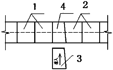 Installation method of makeshift section of buried 780mpa pressure steel pipe