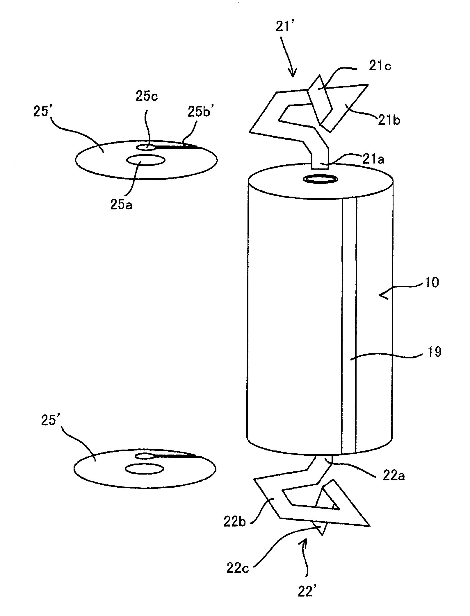 Cylindrical secondary battery