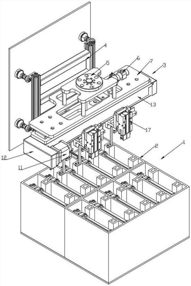 Intelligent feeding clamping jaw device