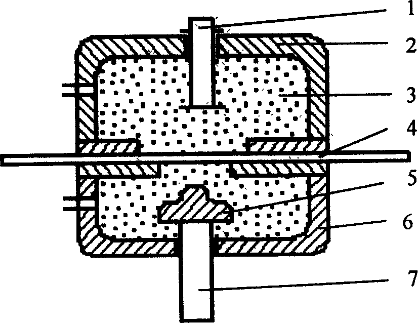 Sheet bar reciprocating type forming method based on force transferring by viscoelastic medium