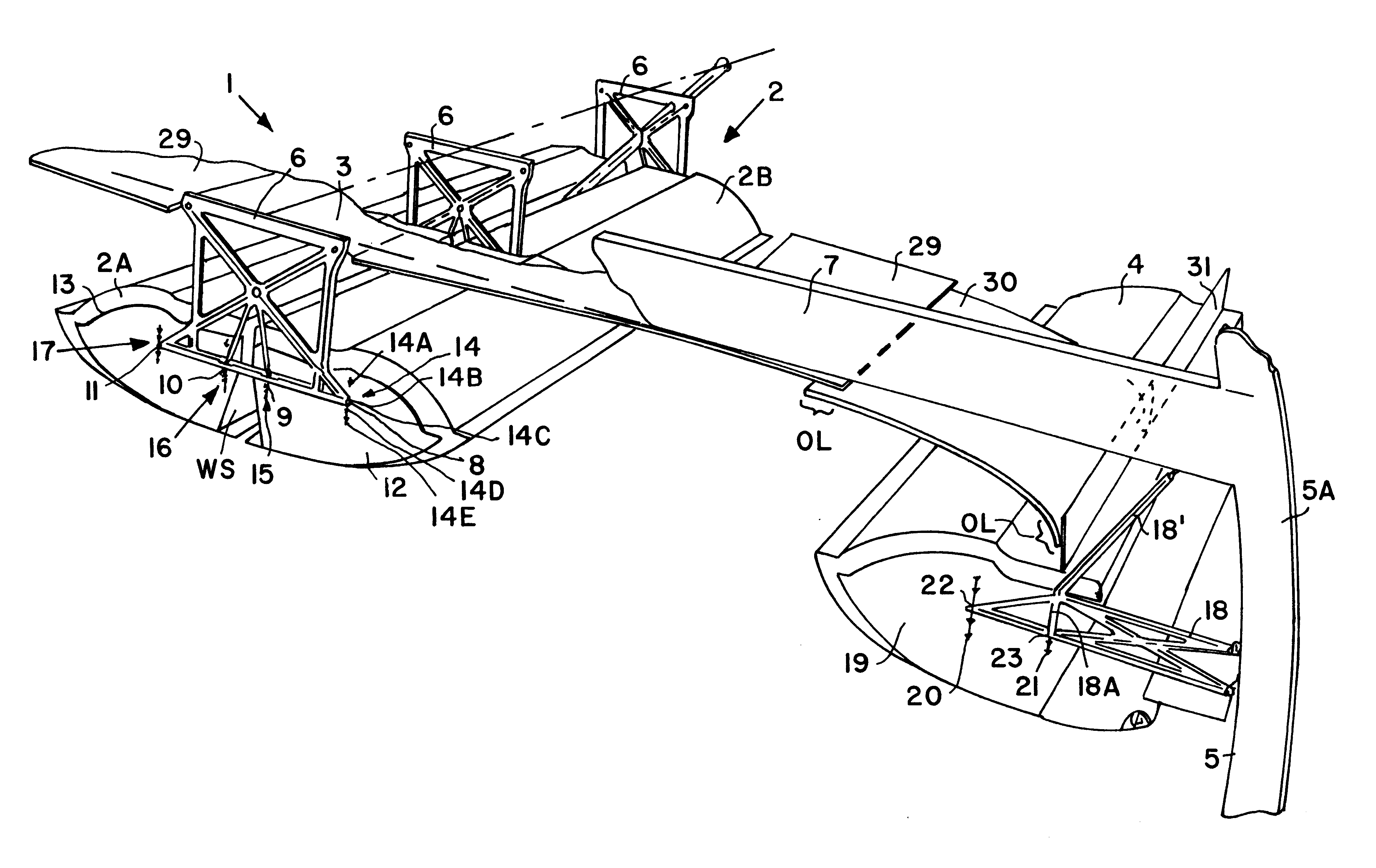 Variable position and modular luggage storage system for an aircraft passenger cabin