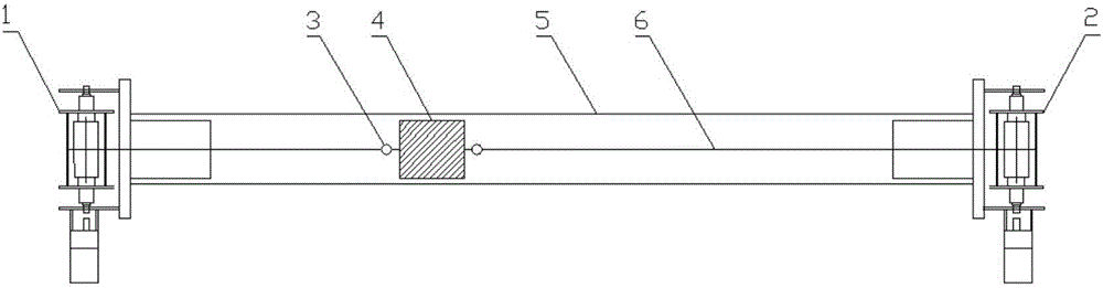 Portable pipeline interior washing device