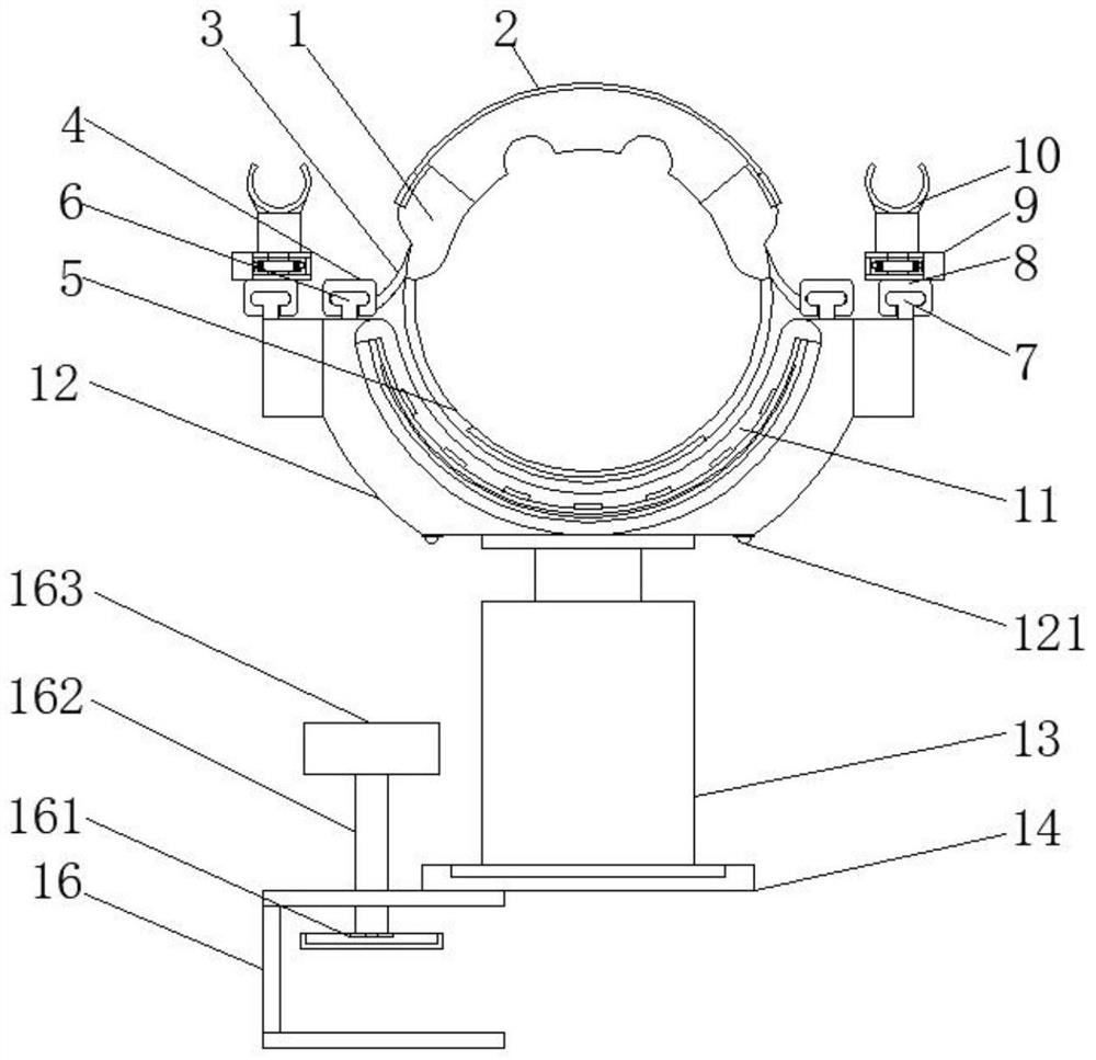 Wound protection device for hemodialysis nursing with wire arrangement function