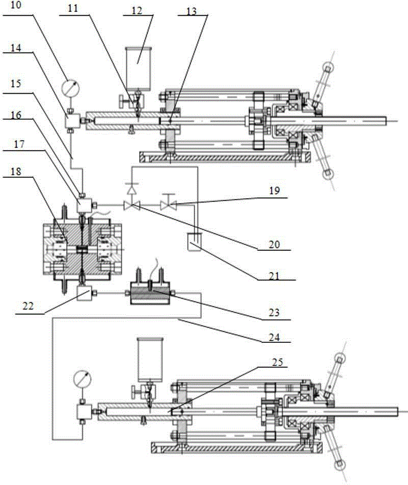 Device and method for testing contact angle and interfacial tension at ultrahigh pressure and high temperature