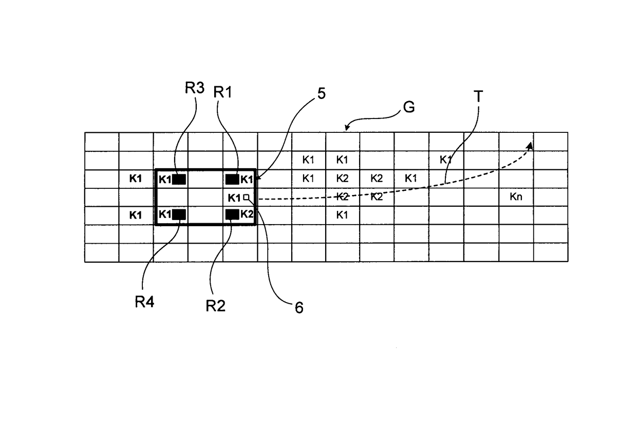 Method for determining a state of a pavement from surroundings sensor data