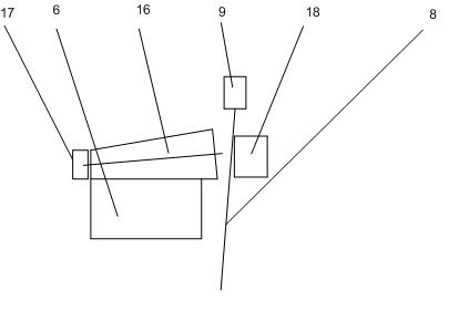 Device and method for grabbing cop yarns by automatic doffing trolley