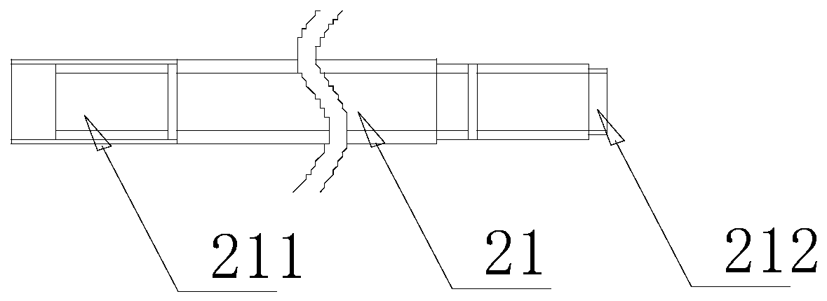 Transferable drill bit deep hole drilling, processing method and application