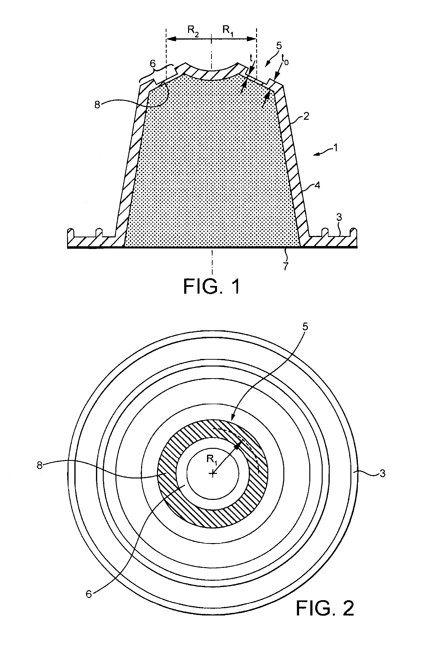 Capsule for the preparation of a coffee extract having a structure facilitating perforation for injection of water