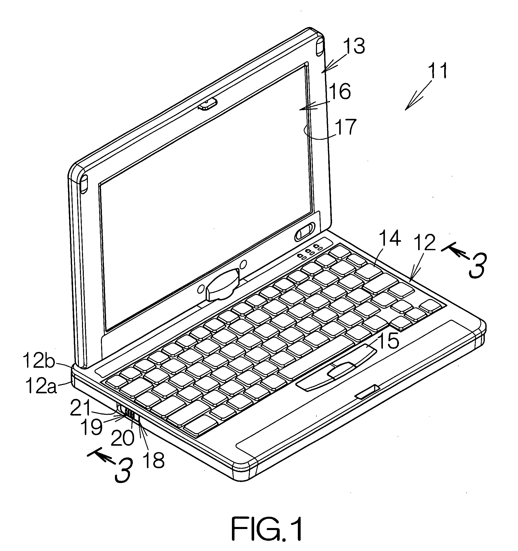 Operating piece unit for switch and electronic apparatus