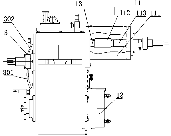 Gearbox for spraying machine