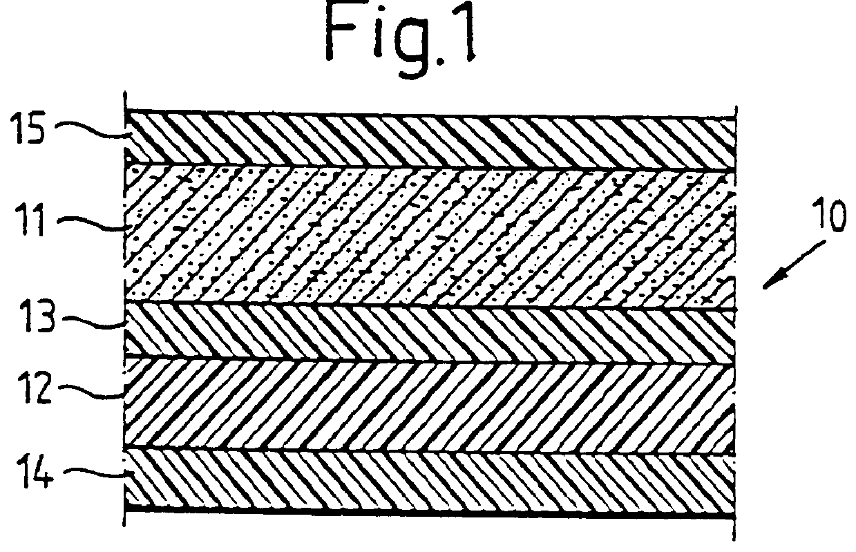 Laminated packaging material, a method of producing the material, and a packaging container produced from the material