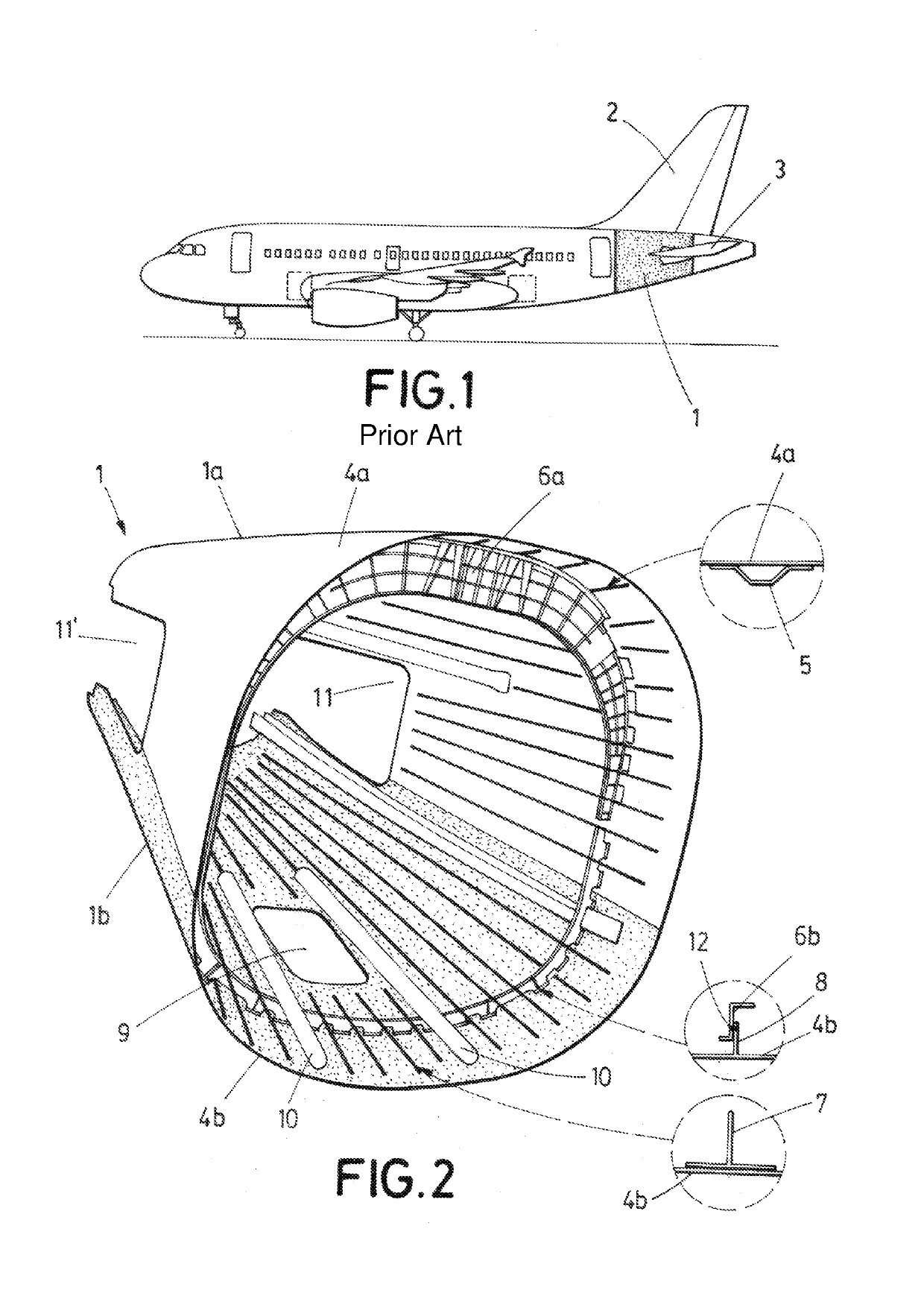 Aircraft rear fuselage section and manufacturing method thereof