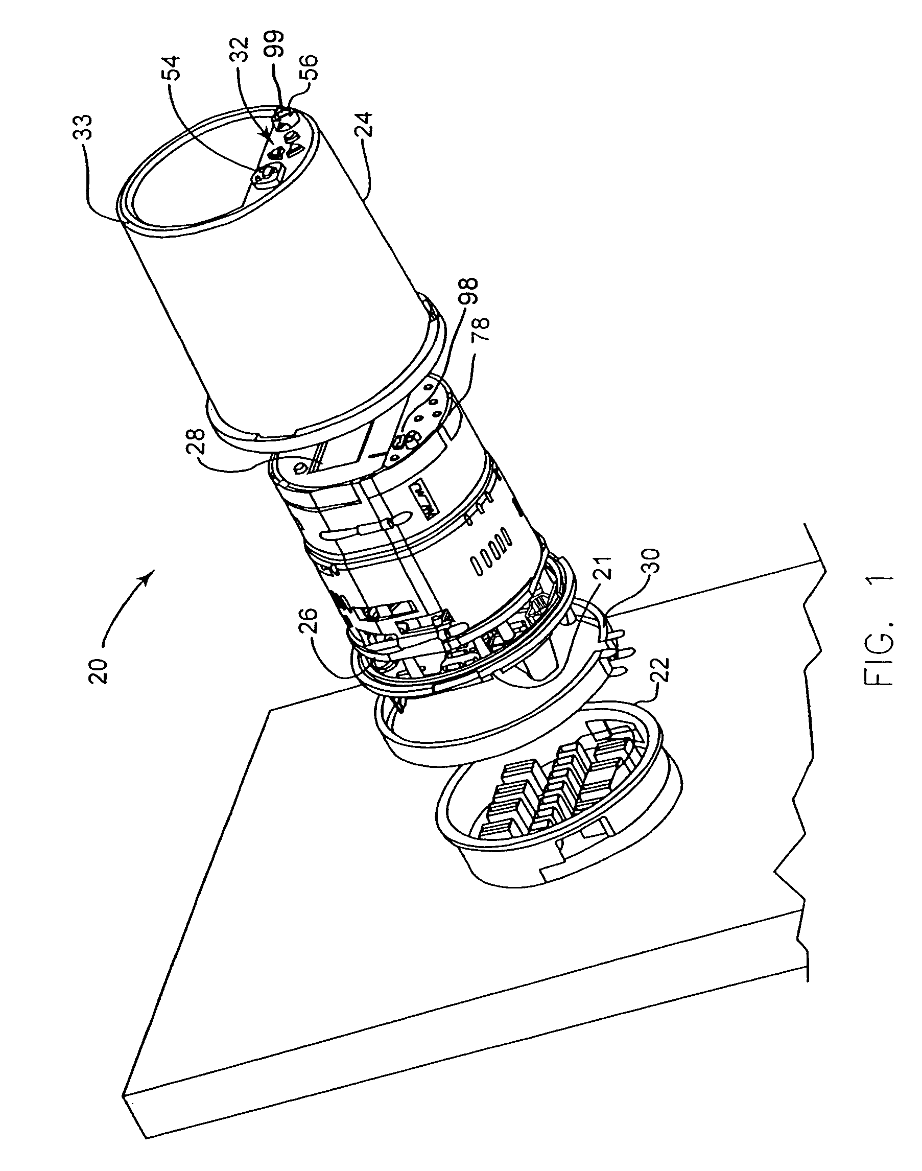 Revenue meter with fiber connection