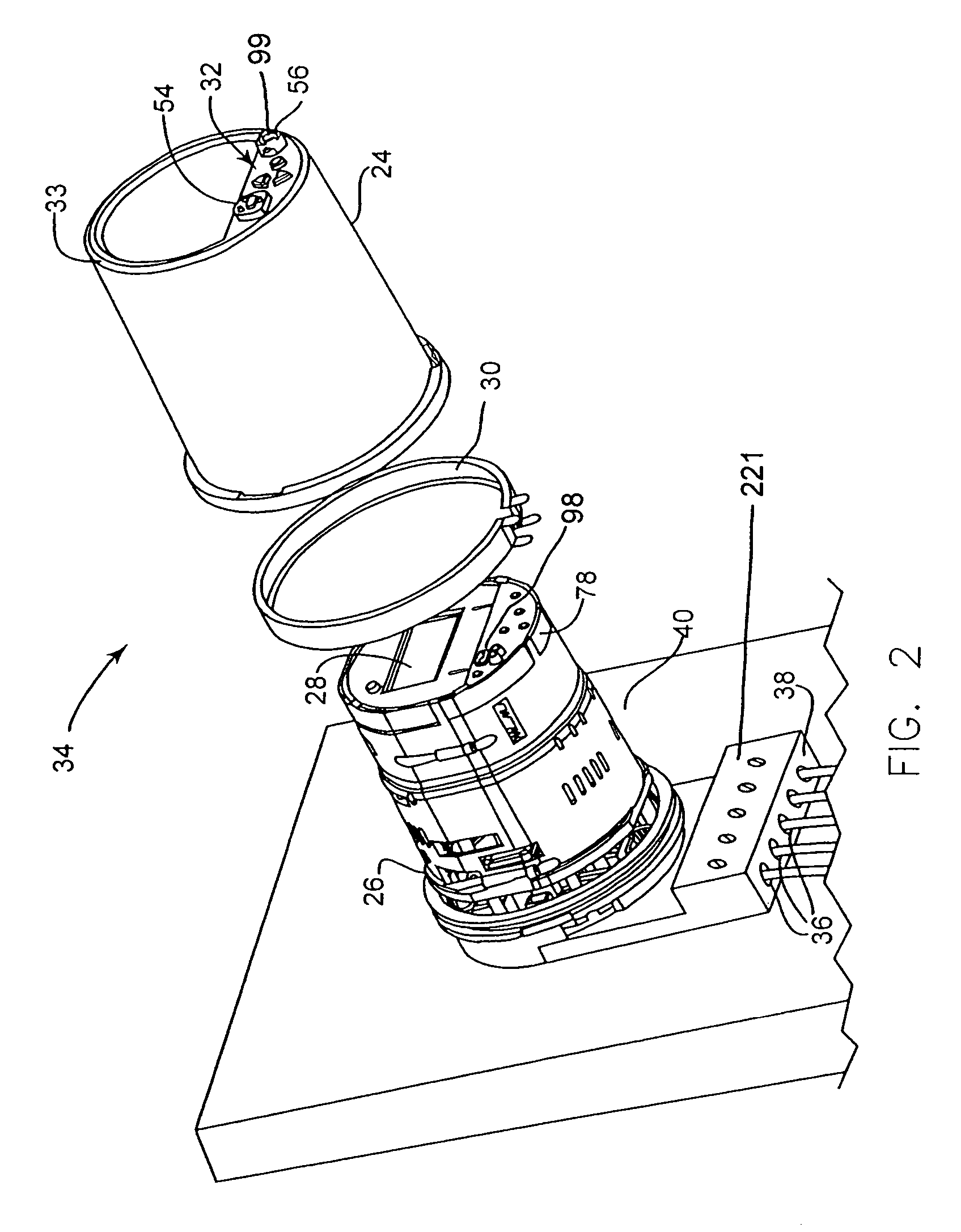 Revenue meter with fiber connection