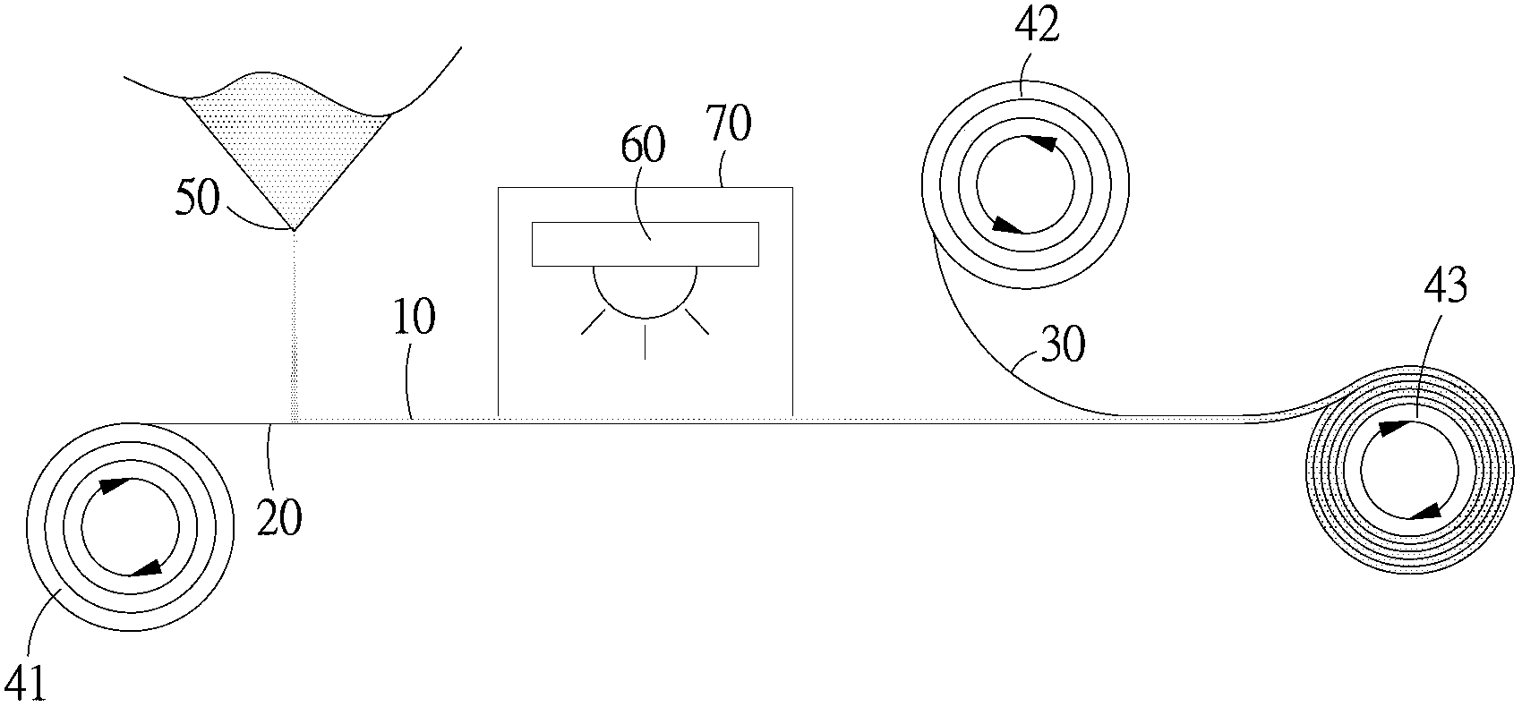 Base material-free optical adhesive tape and its manufacturing method