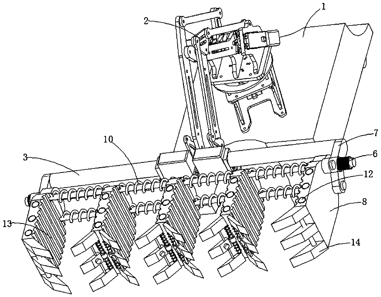 Garbage transfer device in field of environmental protection and using method thereof