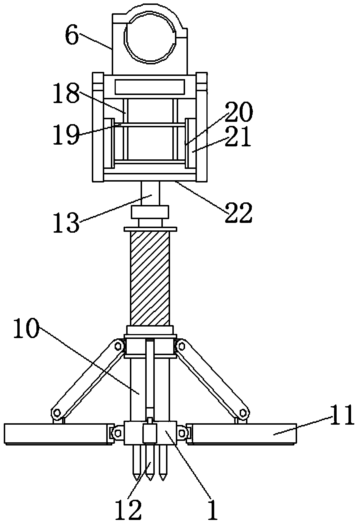 Fire-fighting lance rack