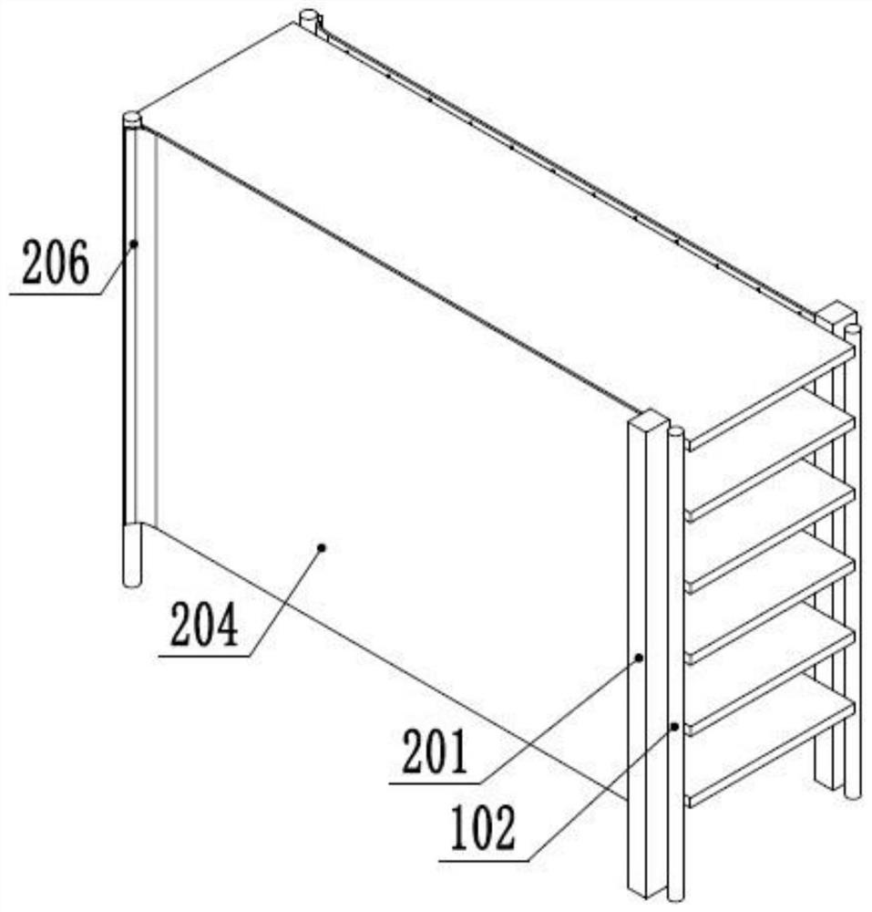 Agaricus bisporus cultivation frame and planting method