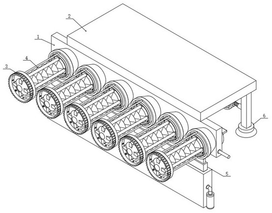 Comprehensive cleaning equipment for solar heat pipe