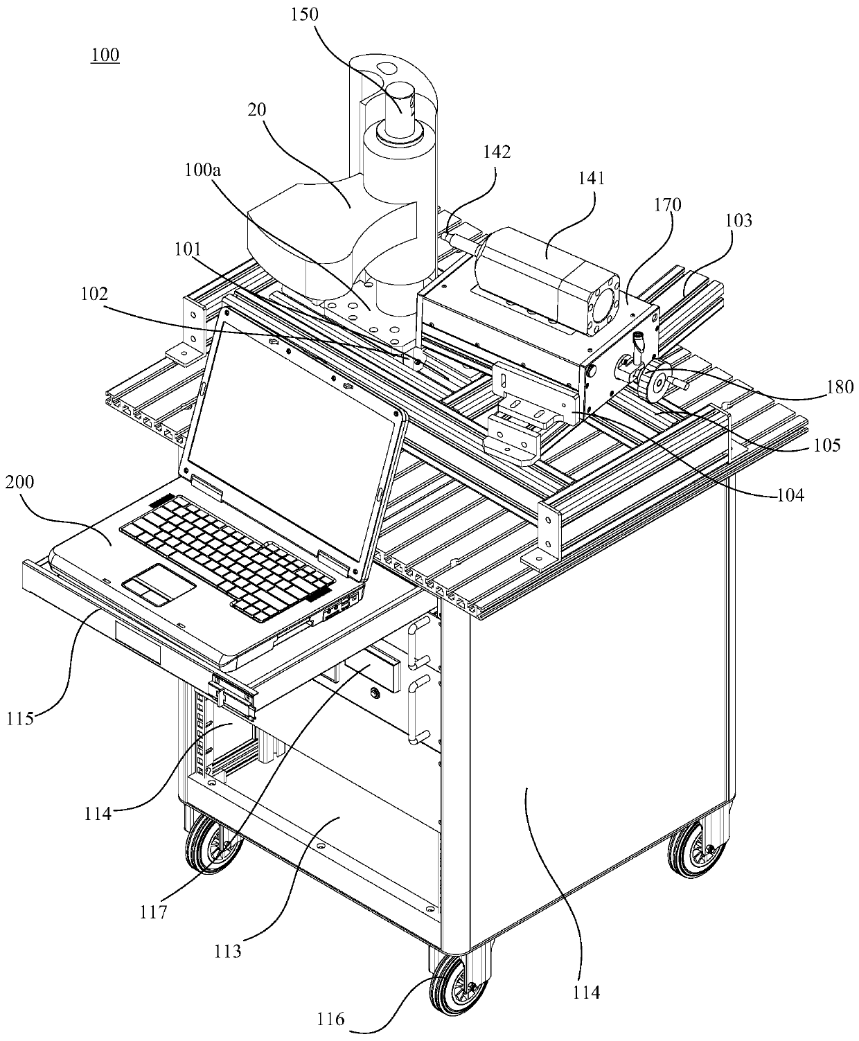 Ultrasonic excitation thermal wave imaging system and ultrasonic excitation thermal wave detection device