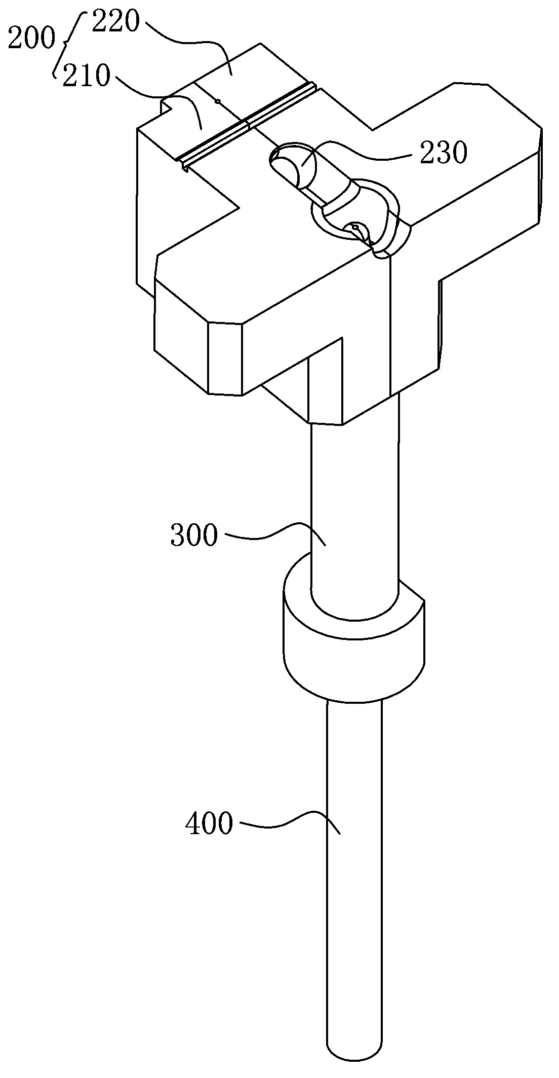 Flexible glue feeding mechanism