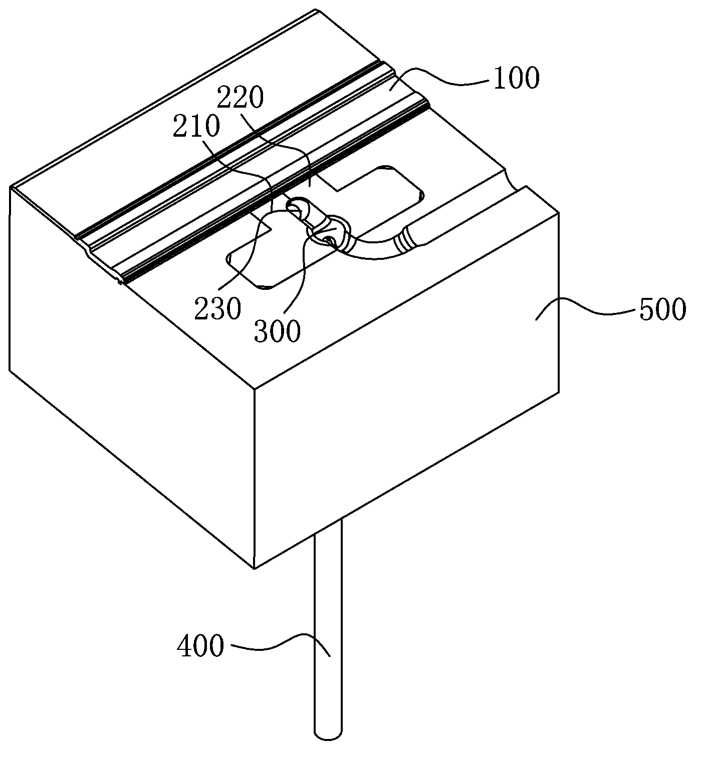 Flexible glue feeding mechanism