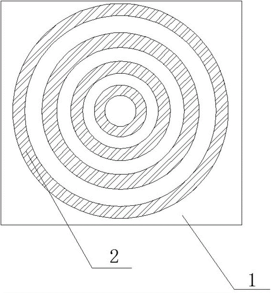 Preparation method for patterned thin film electret