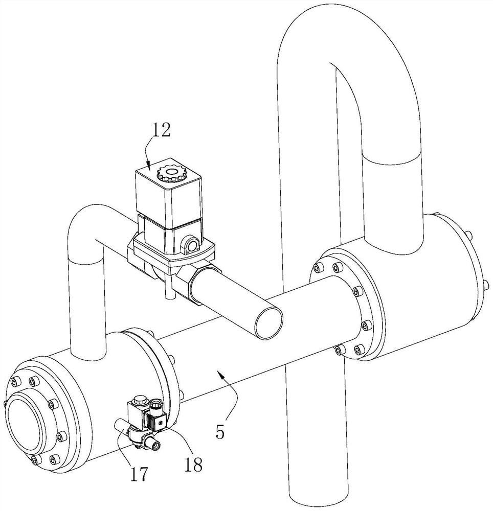 Water penetration device capable of controlling temperature of steel head