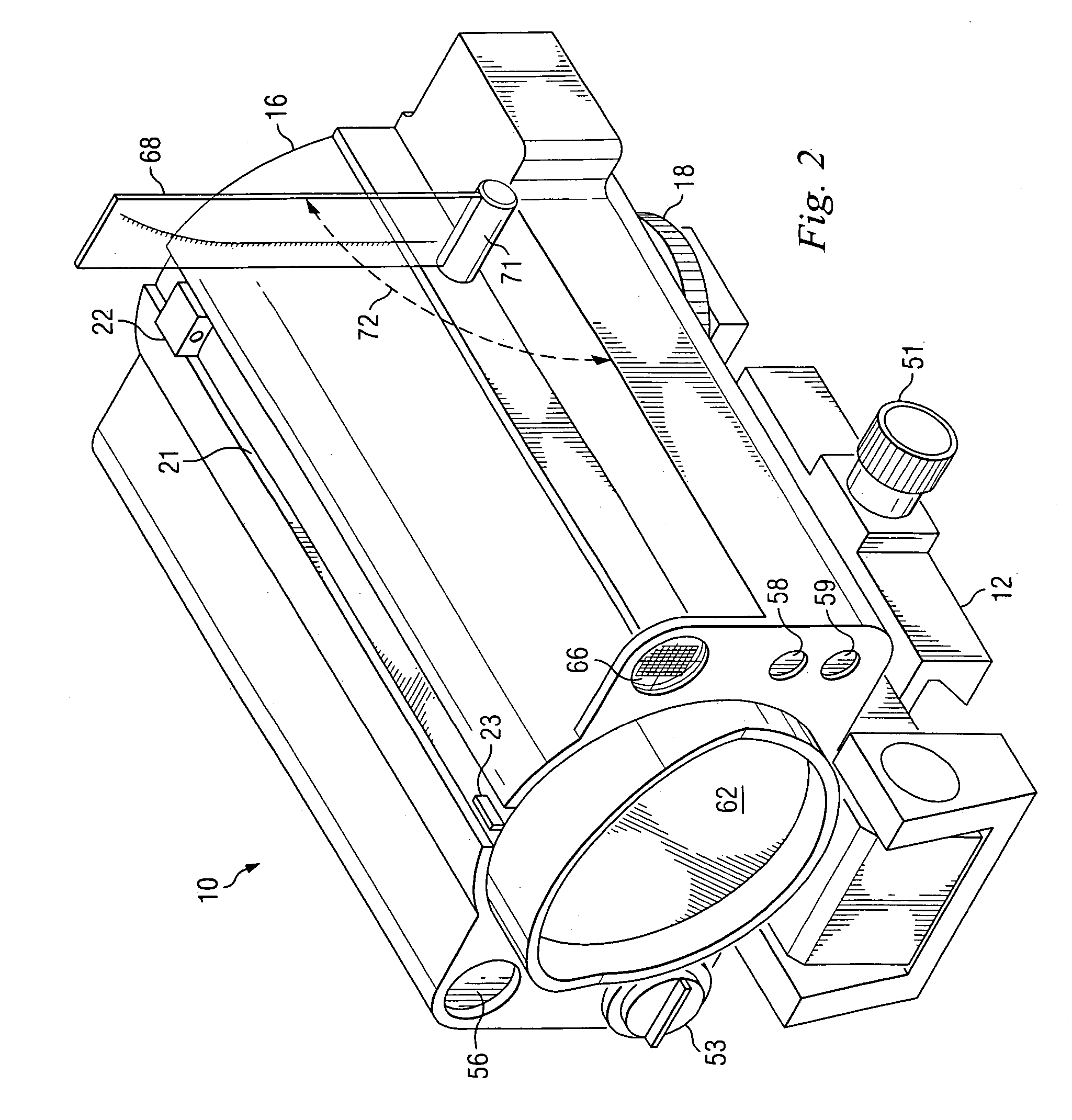 Weapon sight with ballistics information persistence