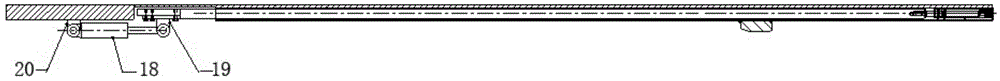 Shield tunneling machine shield tail synchronous embedded-type double-liquid grouting device