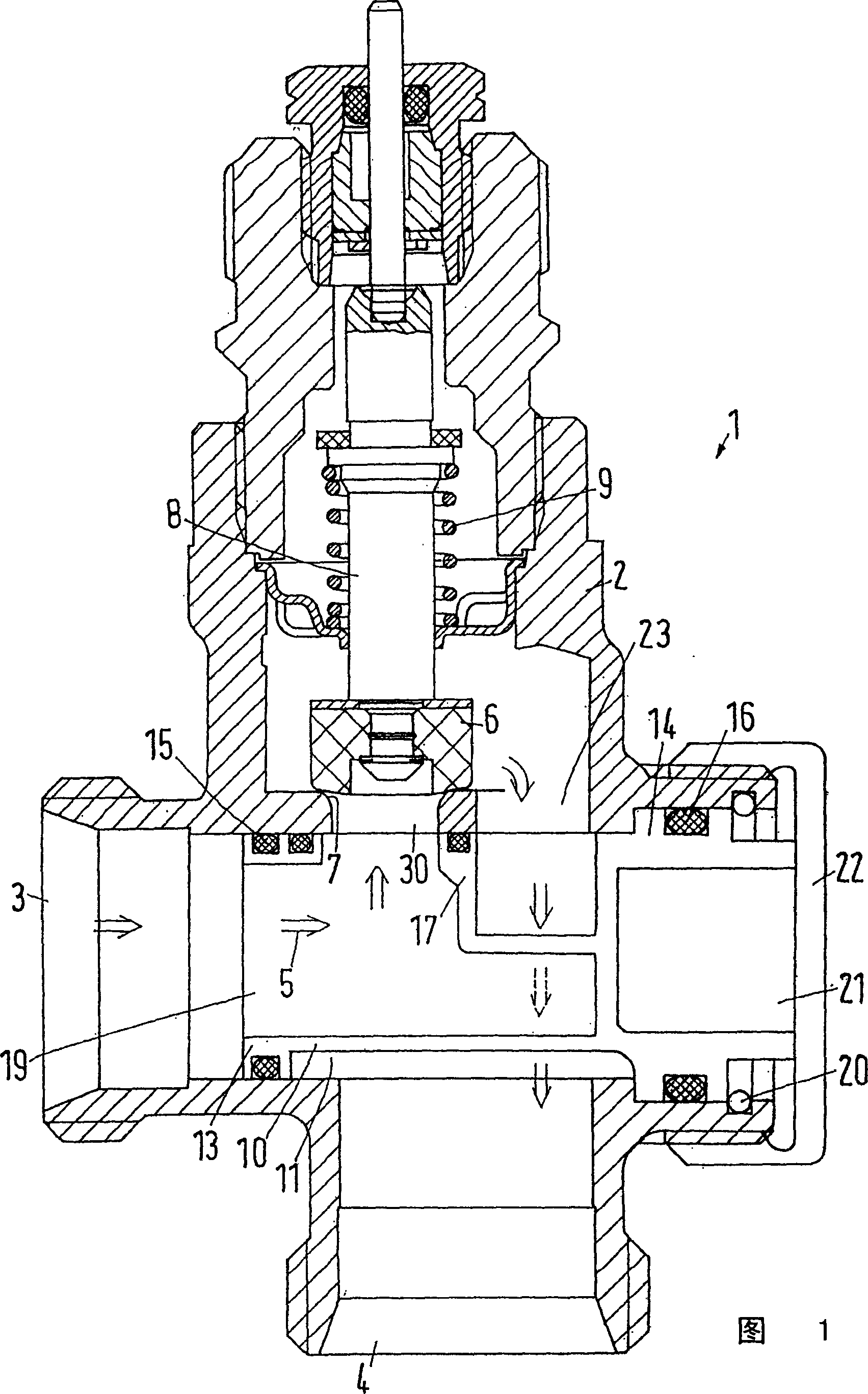 Valve, especially radiator valve