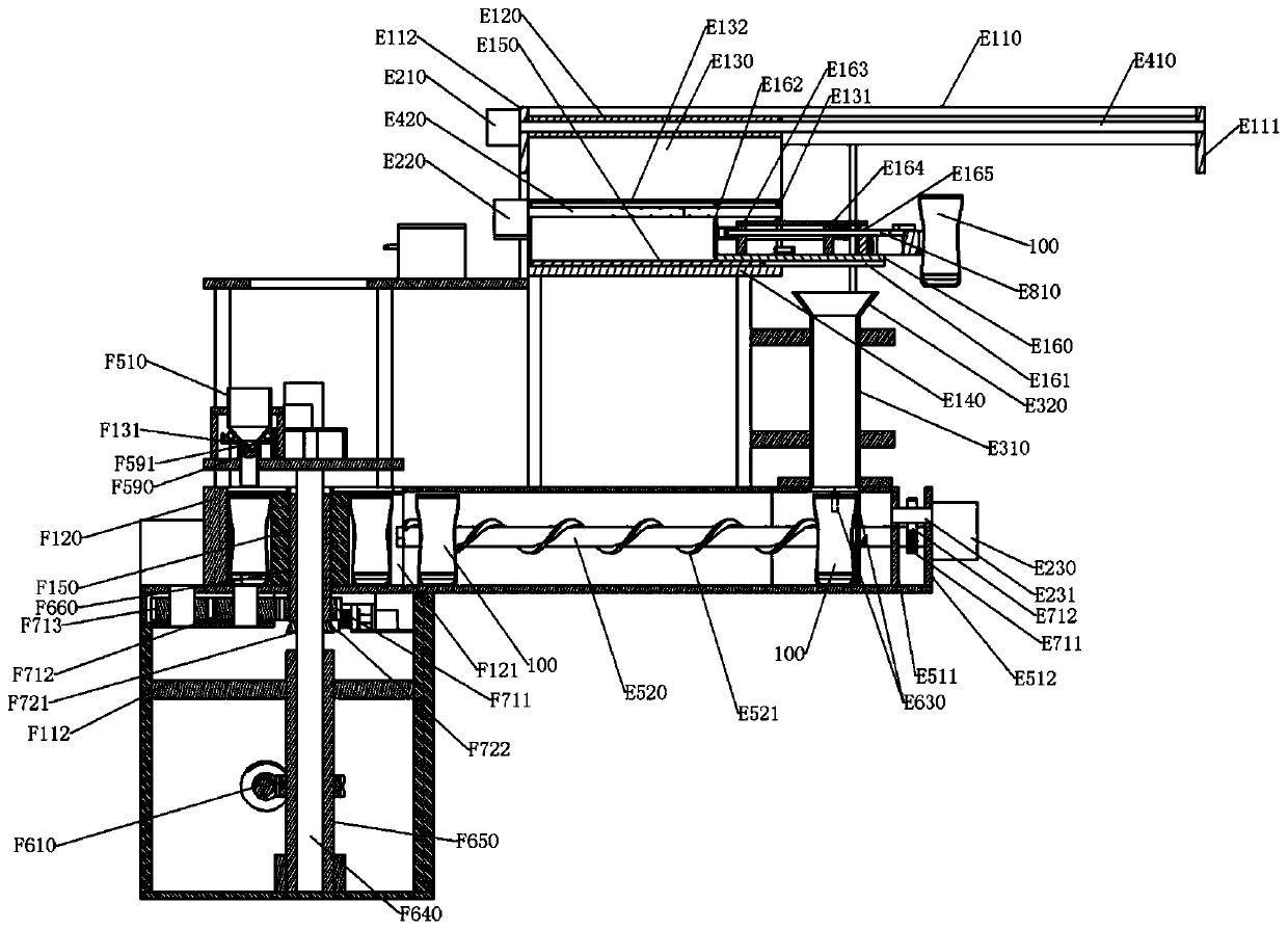 Storage module and bottle cleaning and beverage brewing machine