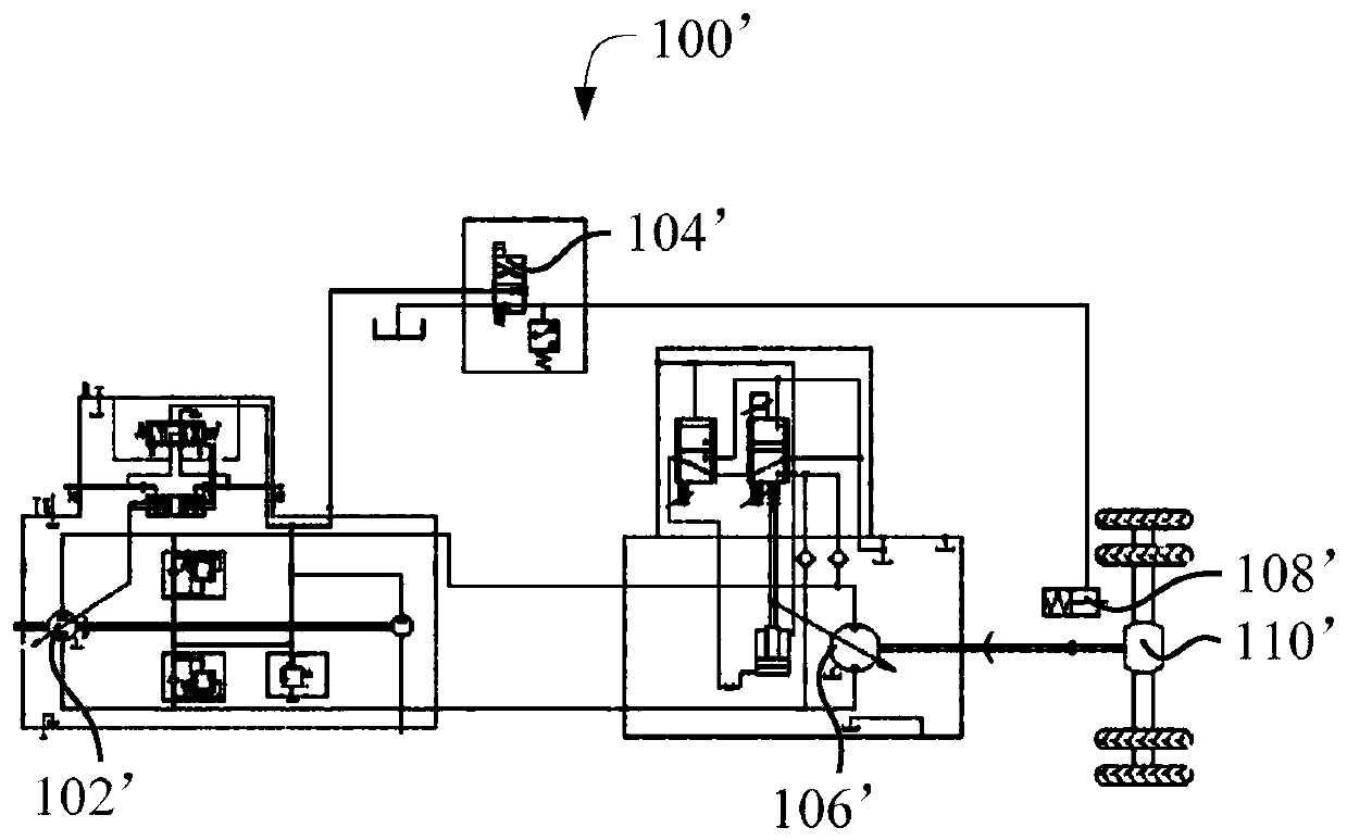 Walking machine, and driving braking system and traveling braking method thereof