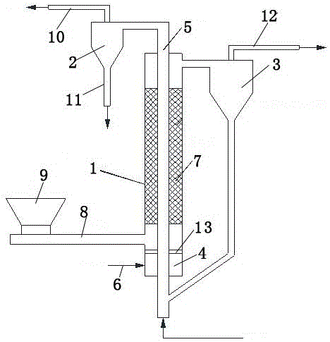 Pyrolysis and biomass gas catalytic reforming reactor and application thereof