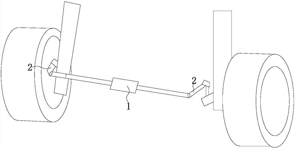 Anti-roll bar with active adjusting function for self-generating new energy vehicles