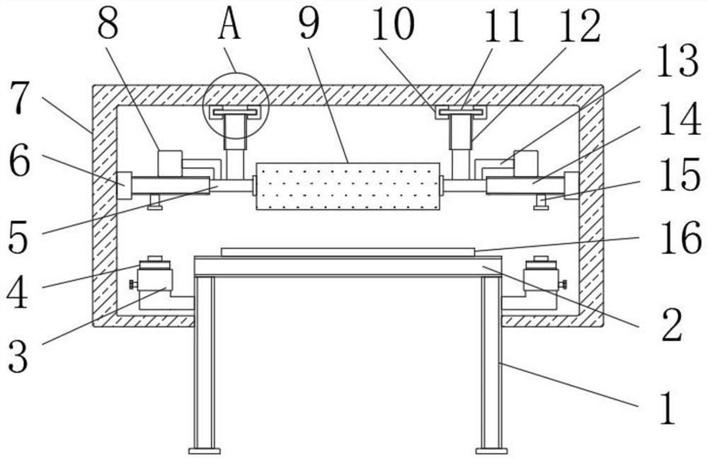 Hydrogen energy annular polar plate rolling and correcting equipment