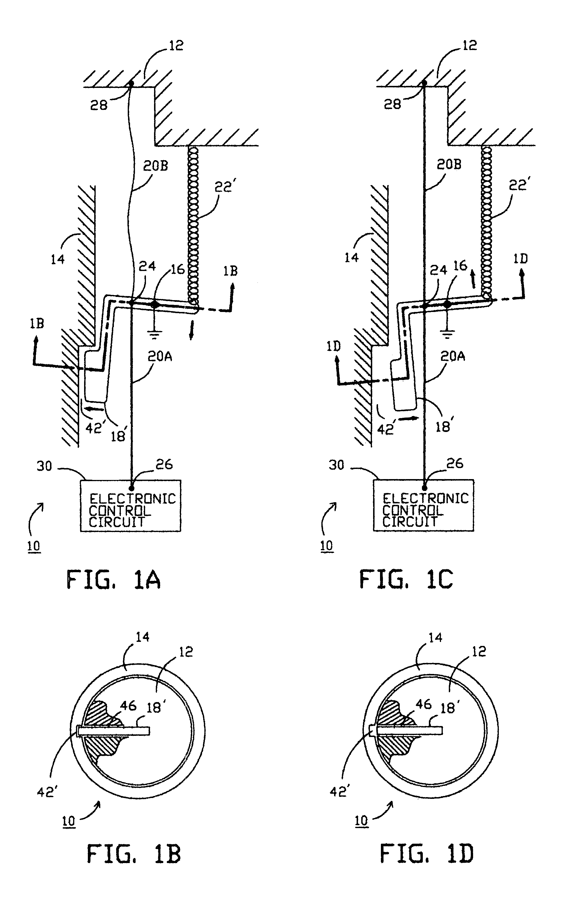 Electromechanical lock employing shape memory metal wire