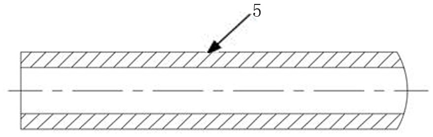 A production device for electric spark deposition diamond wire saw wire